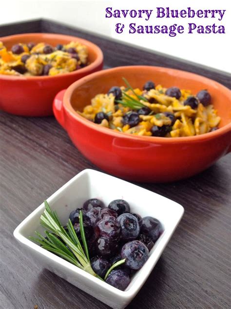 Savory Blueberry And Sausage Pasta Fresh Food Perspectives