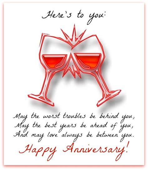 The following list of happy anniversary messages are intended to be humorous and provide great ideas for friends who wish to celebrate along the joyous couple. Anniversary Wishes Quotes For Friends. QuotesGram