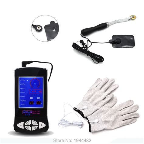 electro sex kit electric massage stimulate gloves electro sex toys for men conductive gear wheel