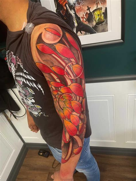 First Colour Tattoo By Razor Shapes From Bombshell Tattoo Edmontonab