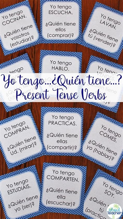 Whole Class Interactive Game For Spanish Present Tense AR ER And IR