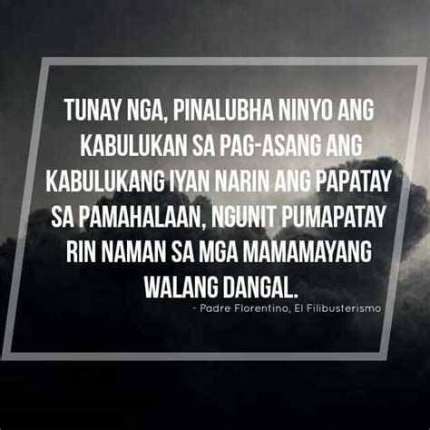 Simoun El Filibusterismo Quotes Tagalog Simoun Sa El Filibusterismo