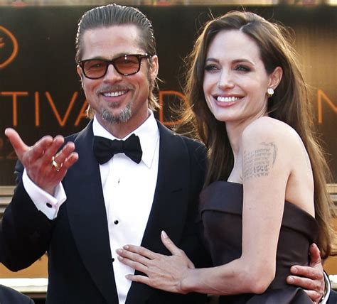 Brad Pitt With Wife Angelina Jolie Rare Pictures Collection Global