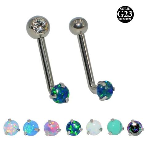 g23 titanium opal gem christina vertical clit hood genital vagina piercing vch 17 95 picclick