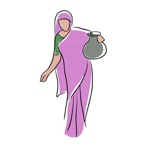70 Indian Village Women Cartoon Stock Illustrations Royalty Free