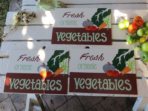 Vegetable Garden Sign Tinassigns