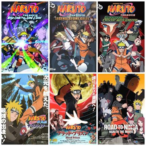 Todos Os Filmes De Naruto Classificado De Acordo Com A Imdb Naruto Hokage