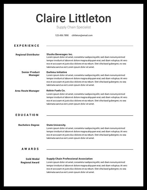 Jobscan's free microsoft word compatible resume templates feature sleek, minimalist designs and are formatted for the applicant tracking. Black & white resume template | Resume template free, Templates, Resume