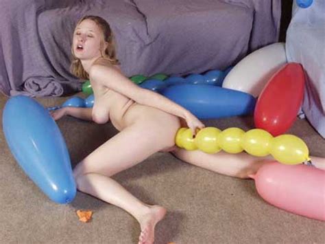 Sex With A Balloon Big Nipples Fucking