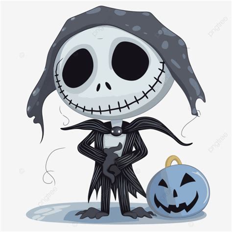 Zero Nightmare Before Christmas Vector Sticker Clipart Cartoon Of A