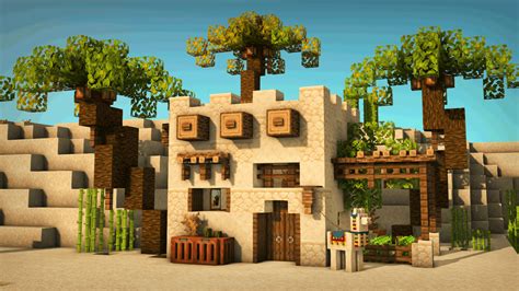 Minecraft Starter Desert House Easy Minecraftbuilds Minecraft