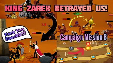 king zarek betrayed me stick war legacy stick war 3 tower spawn mod campaign mission 6 funny