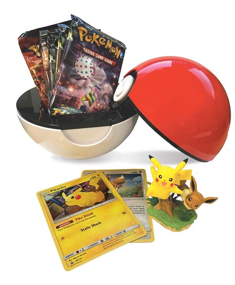 Kaupa Pokemon Poké Box Pikachu And Eevee Pokeball Box With 5 Booster