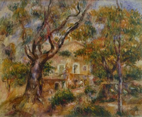 The Farm At Les Collettes Cagnes By Auguste Renoir Useum
