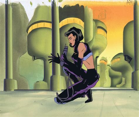 Original Hand Painted Production Cel From Mtv S Aeon Flux Aeon Flux