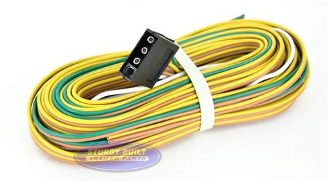 Professional inline to trailer wiring harness connector by acdelco®. Trailer Light Wiring Harness 4 Flat 35ft to re-do Trailer Lights
