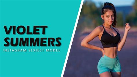 Violet Summers Sexy Instagram Bikini Model Youtube