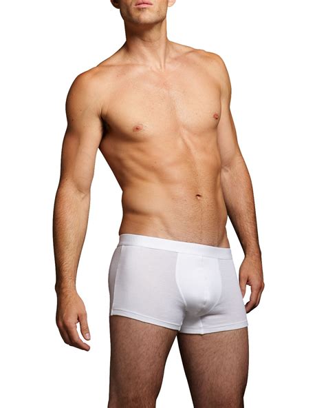 Lyst Hanro Boxer Briefs Two Pack In White For Men