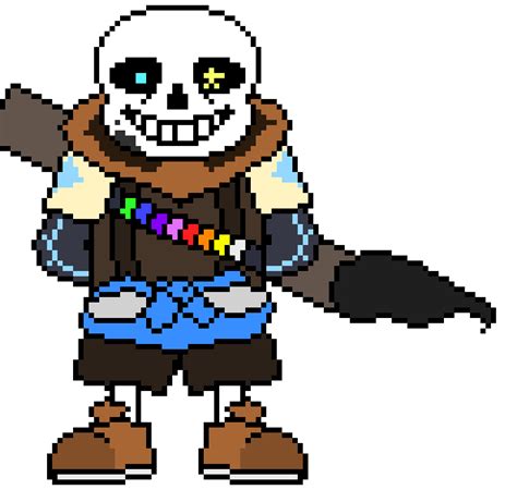 Ink Sans Sprite Finally Finished Pixel Art Maker