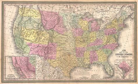 A New Map Of The United States Of America Geographicus Rare Antique Maps