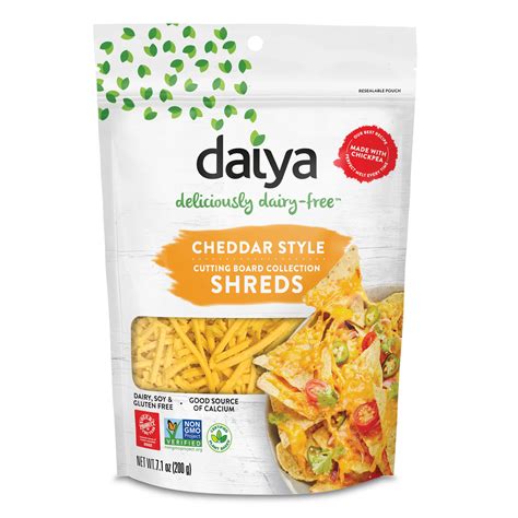 Daiya Dairy Free Cheddar Style Shreds Shop Cheese At H E B
