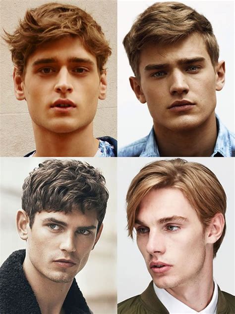 Men S Hairstyles Haircuts For Diamond Face Shapes Oblong Face