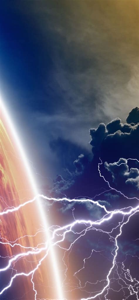 Wallpaper Planet Clouds Lightning 3840x2160 Uhd 4k Picture Image