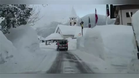 Heavy Snowfall Hit Europe In Parts Of Spain And Italy Youtube
