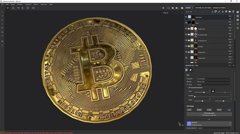3d Model Bitcoin Vr Ar Low Poly Cgtrader