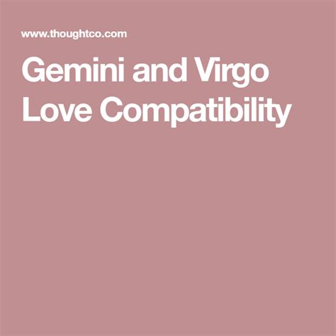 Gemini And Virgo Misfits Or Match Made In Heaven Gemini And Virgo