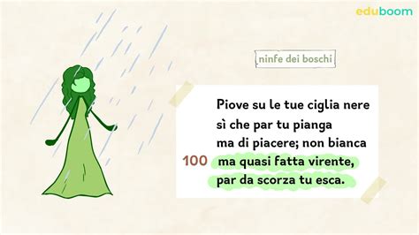 La Pioggia Nel Pineto Parte 4 Lingua E Letteratura Italiana Quinta Superiore