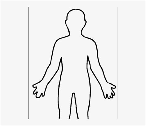 Child Body Outline Clipart