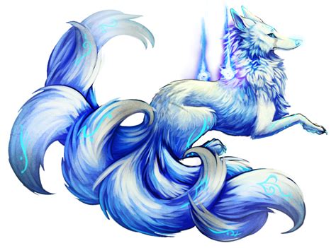 The Tails Are So Cool Fantasy Creatures Art Mythical Creatures Art