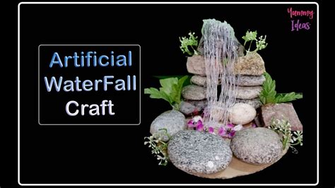 Artificial Waterfall Craft Kids Creativity Yummy Ideas Eshaal