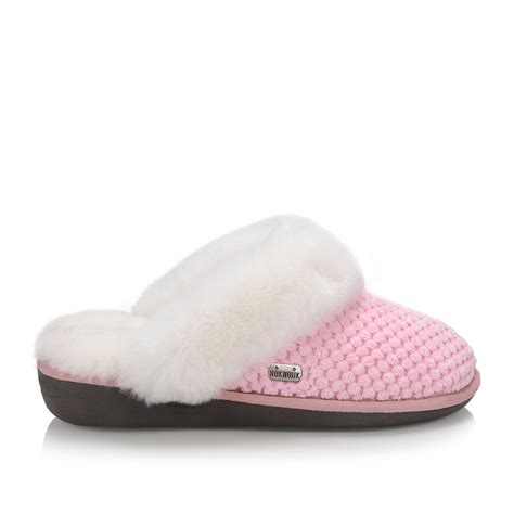 Womens Alexa Slippers With Sheepskin Lining In Pink Nuknuuk