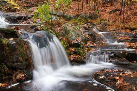 Free Images Landscape Nature Forest Waterfall Creek Leaf Fall