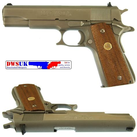 Stainless Colt Series 80 1911a1 45acp Dwsuk