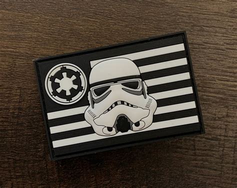 Stormtrooper Flag Series 3d Pvc Morale Patch Etsy