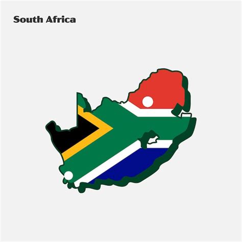 Premium Vector South Africa Nation Flag Map Infographic