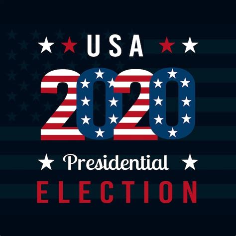 Free Vector 2020 Us Presidential Election Concept