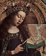 Hubert van Eyck - Genter Altar, Altar des Mystischen Lammes, obere ...