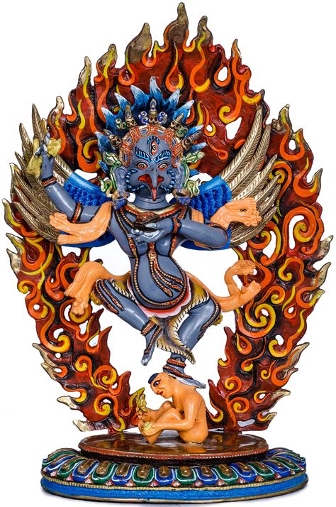 Tibetan Buddhist Dancing Garuda - Made in Nepal