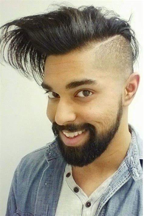 Indian Undercut Undercut Men Shaved Sides Men S Hair Top Knot Mens
