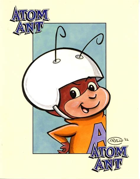 Atom Ant By Rich Cirillo Sold In Rich Cirillos Head Sketches By Rich Cirillo Comic Art