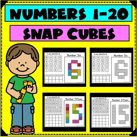 Snap Cube Number Mats Numbers 1 20 Made By Teachers