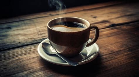 Premium Ai Image A Cup Of Coffee To Boost Your Productivity