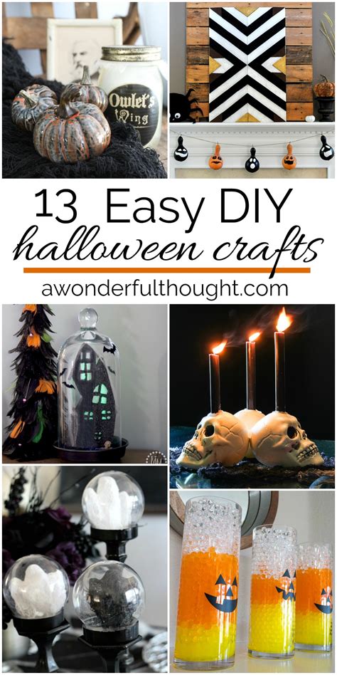 Easy Halloween Diy Crafts A Wonderful Thought