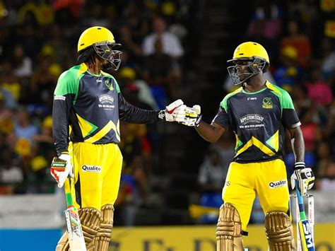 Cpl T20 League Chris Gayles Ton Goes In Vain As St Kitts And Nevis