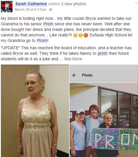 This 18 Year Old Wants To Take His Grandma To Prom But His High School Says No Way