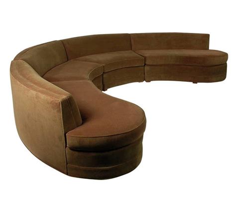Mid Century Modern Curved Circular Pit Sectional Sofa Modern Sofa